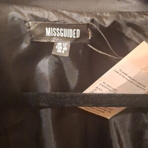Missguided Sleek Black Duster